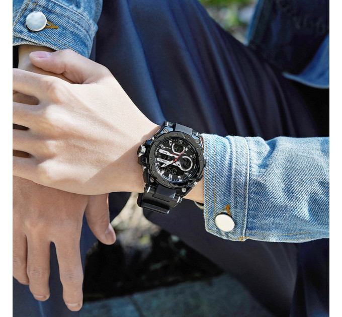 Тактические наручные часы Smael 8029 Original (Black) (16685)