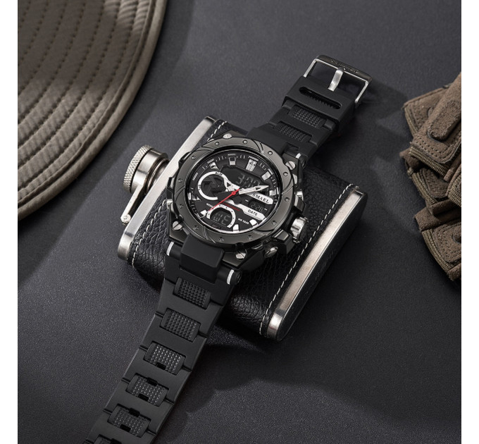 Тактические наручные часы Smael 8029 Original (Black) (16685)