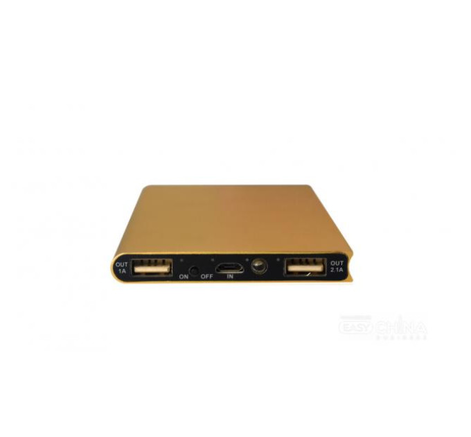 УМБ павербанк Power Bank 20000 mAh с фонариком LVR 018 (Gold) (17691)