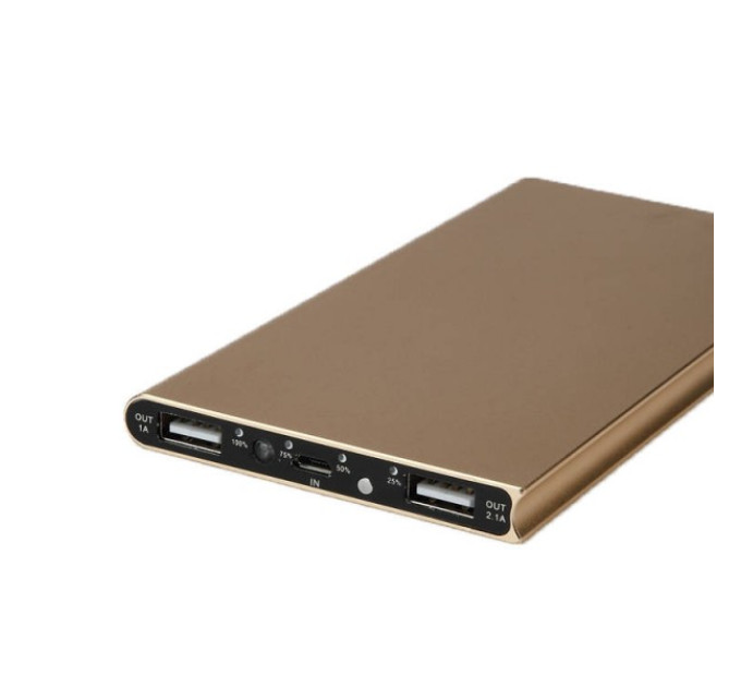 УМБ павербанк Power Bank 20000 mAh с фонариком LVR 018 (Gold) (17691)
