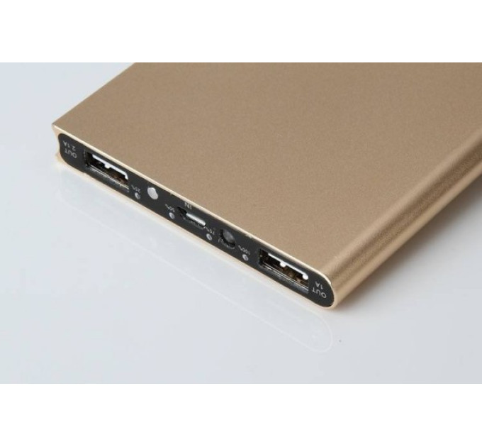 УМБ павербанк Power Bank 20000 mAh с фонариком LVR 018 (Gold) (17691)