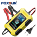 Умное зарядное устройство автомобильное Foxsur FBC122410D 12V / 10A - 24V / 5A Автоматическое импульсное с функцией восстановления (Yellow) (19437)