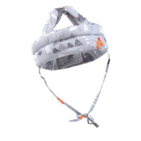 Защитный шлем для малыша от ударов головой LVR 021 мягкая шапка для ползания (Grey)