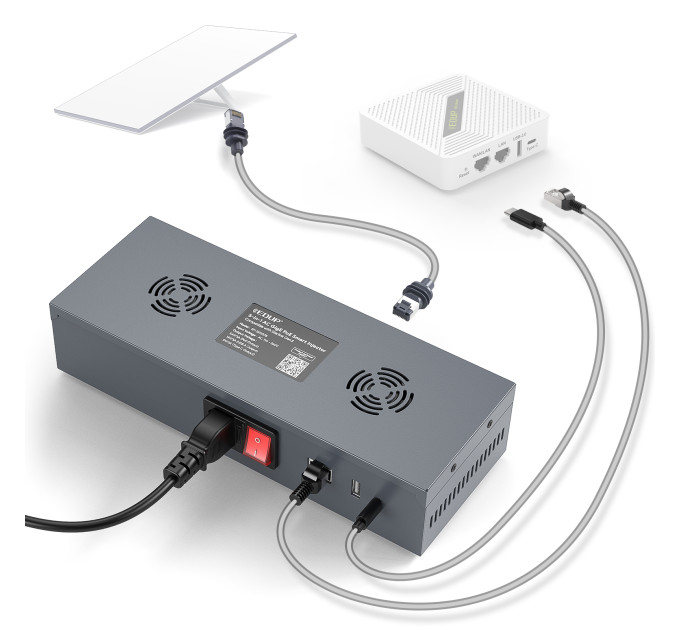 POE инжектор EDUP EP-SK0078 для Starlink Gen 3 200W (19875)