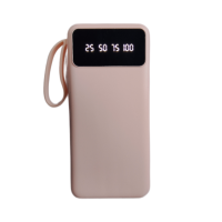 Power Bank 20000 mAh павербанк с экраном LVR 015 (Pink)