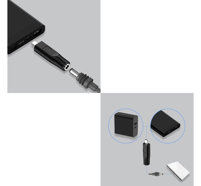 Адаптер Starlink Mini DPD DC to Type-C переходник для питания Старлинк Мини (Black) (19885)
