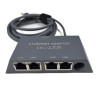 Адаптер сетевой Ethernet RZ-0198 для Starlink Mini спутниковой системы, 4-портовый гигабитный сетевой разветвитель (19400)
