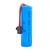 Аккумулятор 18650 3.7V 1200 mAh с коннектором JST SM-2P для детских игрушек и вертолетов