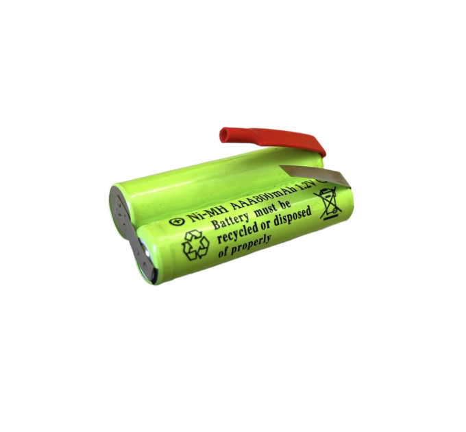 Аккумулятор для триммера Philips AAA 2.4V 800 mAh никель-металлгидридный Ni-MH (18864)
