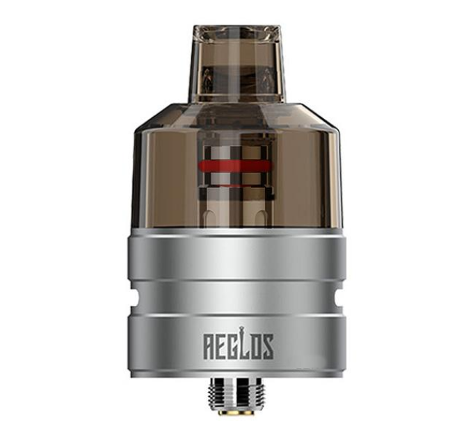 Бак для вейпа на випарниках Uwell Aeglos 26.5mm 4.5ml Original + 6 випарників (Нержавіюча сталь) (16661)