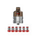 Бак для вейпа на випарниках Uwell Aeglos 26.5mm 4.5ml Original + 6 випарників (Нержавіюча сталь) (16661)