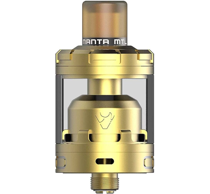 Бак обслуживаемый Advken Manta MTL RTA 24mm 3ml replica (Gold) (17695)