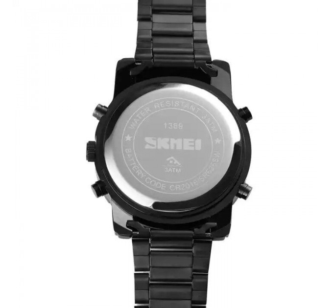 Годинник наручний Skmei 1389 Original (Black - Black, 1389BK)