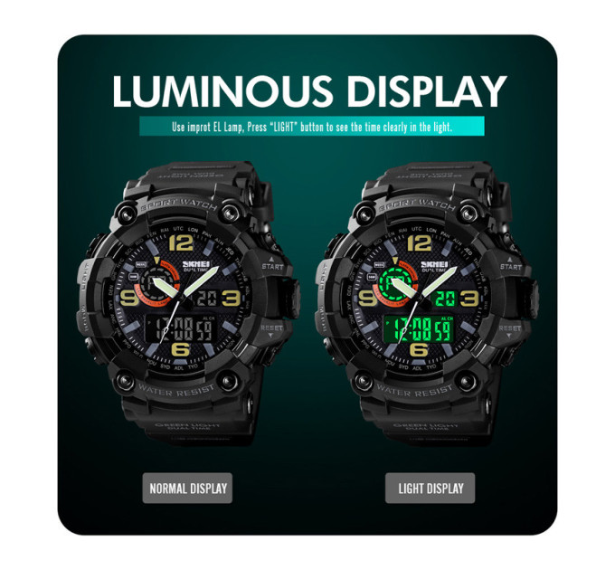 Часы наручные Skmei 1520 Original (Black, 1520BK) (17152)