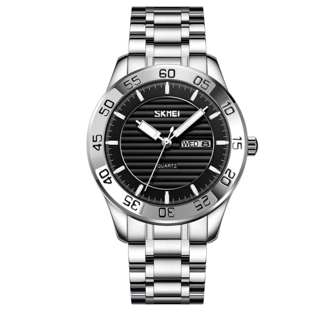 Часы наручные Skmei 9293 (Silver Black, 9293SIBK) (18377)
