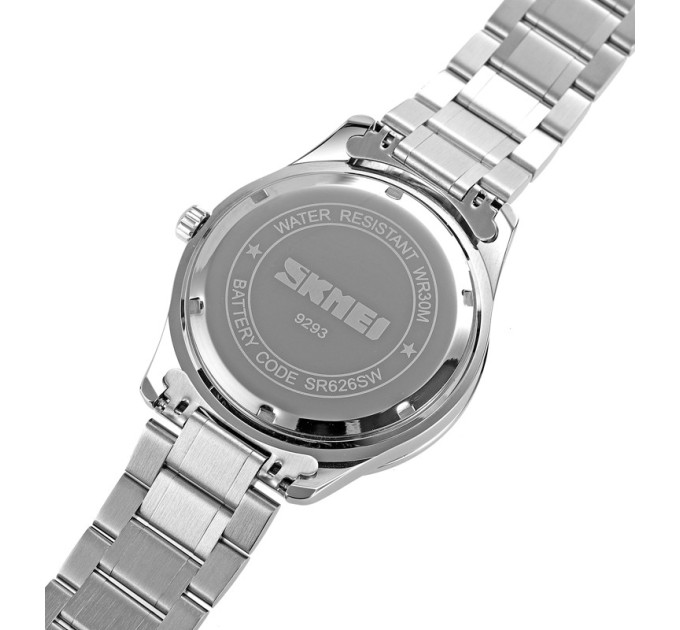 Часы наручные Skmei 9293 (Silver Black, 9293SIBK) (18377)