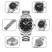 Часы наручные Skmei 9293 (Silver Black, 9293SIBK) (18377)