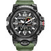 Часы наручные Smael 8035 Original с двойным дисплеем (Army Green) (17780)