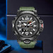 Часы наручные Smael 8035 Original с двойным дисплеем (Army Green) (17780)
