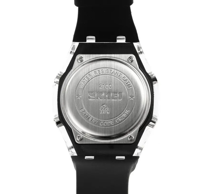 Часы наручные мужские Skmei 2100 (Black Black, 2100BKBK) (18437)