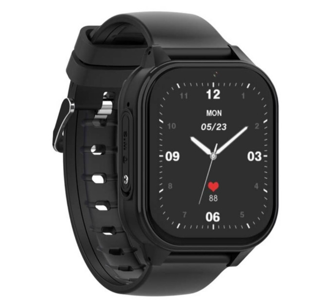 Детские смарт-часы Wonlex KT19 PRO Max Original часы-телефон с видеозвонком GPS WI-FI и SIM-картой (Black) (19131)
