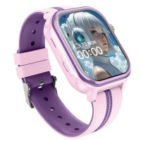 Детские смарт-часы Wonlex KT39 Original часы-телефон с видеозвонком GPS WI-FI и SIM-картой (Pink)