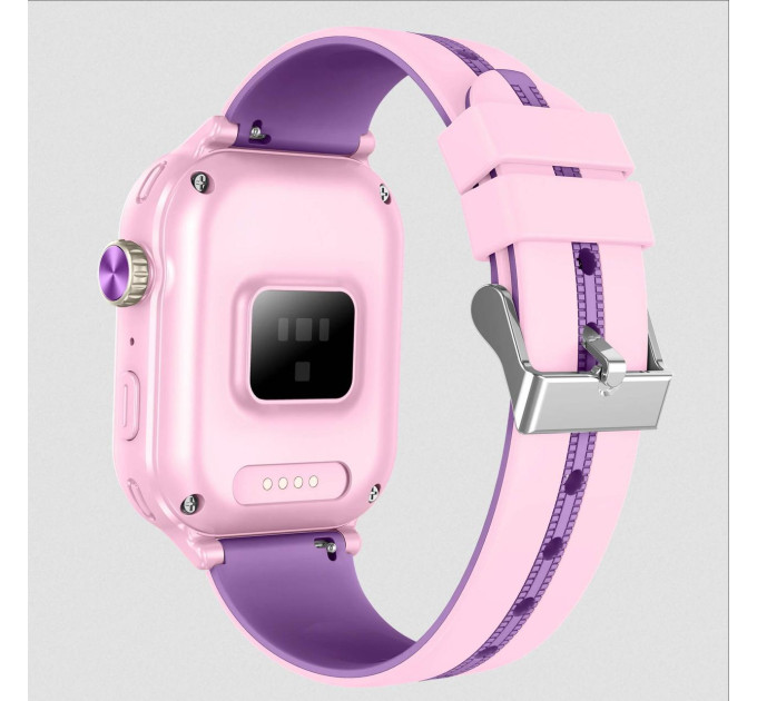 Детские смарт-часы Wonlex KT39 Original часы-телефон с видеозвонком GPS WI-FI и SIM-картой (Pink) (19137)