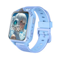 Детские смарт-часы Wonlex KT42 Original часы-телефон с видеозвонком GPS WI-FI и SIM-картой (Blue)