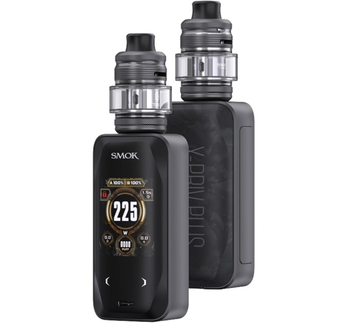 Электронная сигарета Smok X-PRIV Plus 225W with TF-D Sub-ohm Tank 5.5ml Original Kit (Black) (18833)