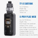 Электронная сигарета Smok X-PRIV Plus 225W with TF-D Sub-ohm Tank 5.5ml Original Kit (Black) (18833)