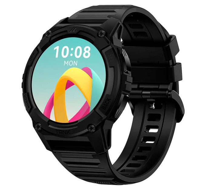 Женские смарт-часы Kospet Tank S2 с GPS Original (Black) (16981)