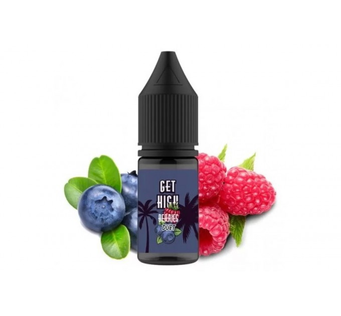 Рідина для POD систем Black Triangle Get High Salt Berries Duet 10 мл 30 мг (Малина та чорниця)
