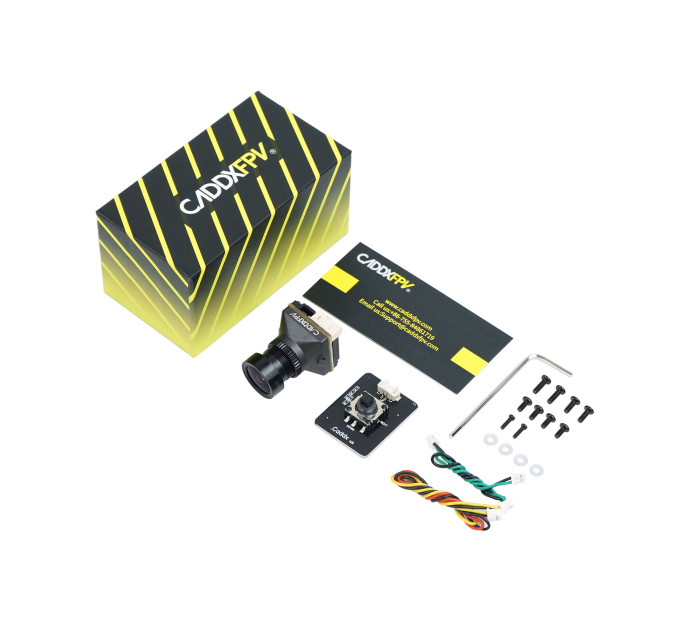 Камера для FPV дронов CADDX Ratel Pro 1500 TVL із Starlight WDR Ночная съемка (Black) (18776)