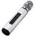 Караоке-микрофон беспроводной Losso K6 Premium со встроенным динамиком и Bluetooth (Silver) (18962)