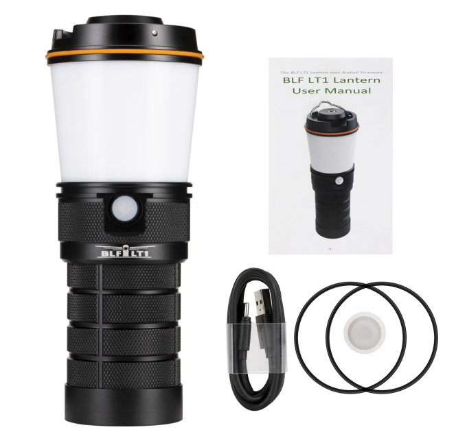 Кемпинговый фонарик Sofirn BLF LT1 аккумуляторная лампа для палатки и туризма (Black) (19280)