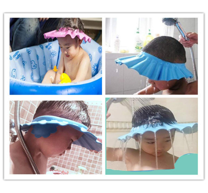 Козырек для мытья головы детский LVR 032 защитная шапочка для купания ребенка (Pink) (19006)