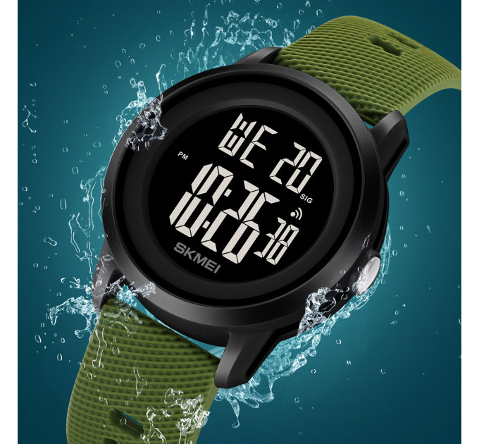 Мужские наручные часы Skmei 2218 Original спортивные электронные цифровые (Army Green, 2218AG) (19158)