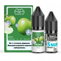 Набор для самозамеса солевой Flavorlab Disposable Puff 10 мл, 0-50 мг Apple (Яблоко)