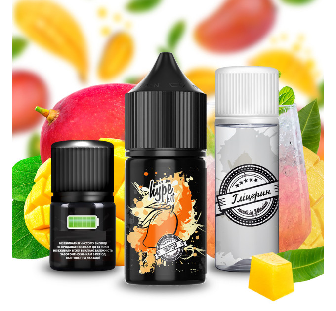 Набор для самозамеса солевой Hype 30 мл, 0-50 мг Mango (Манго) (16862)