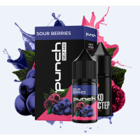 Набор для самозамеса солевой Punch 15 мл (Sour Berries Кисленький микс малины черники, 0-65 мг)