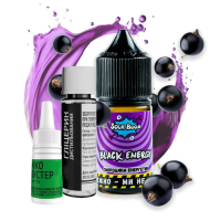 Набор для самозамеса солевой Sour Boom 15 мл (Black Energy Чёрная Смородина Энергетик, 0-65 мг)