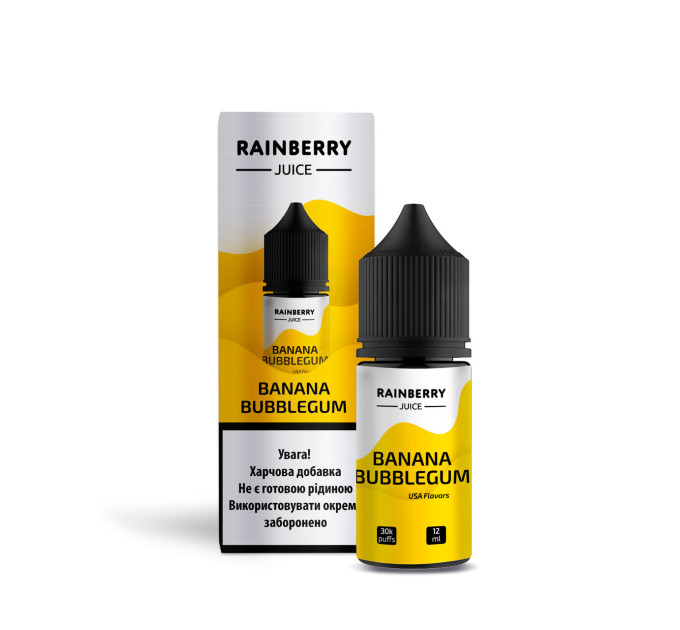 Набор компонентов для самозамеса жидкости на солевом никотине Flavorlab Rainberry Juice 30 мл (Banana Bubblegum Банан Жвачка, 0-50 мг) (17680)