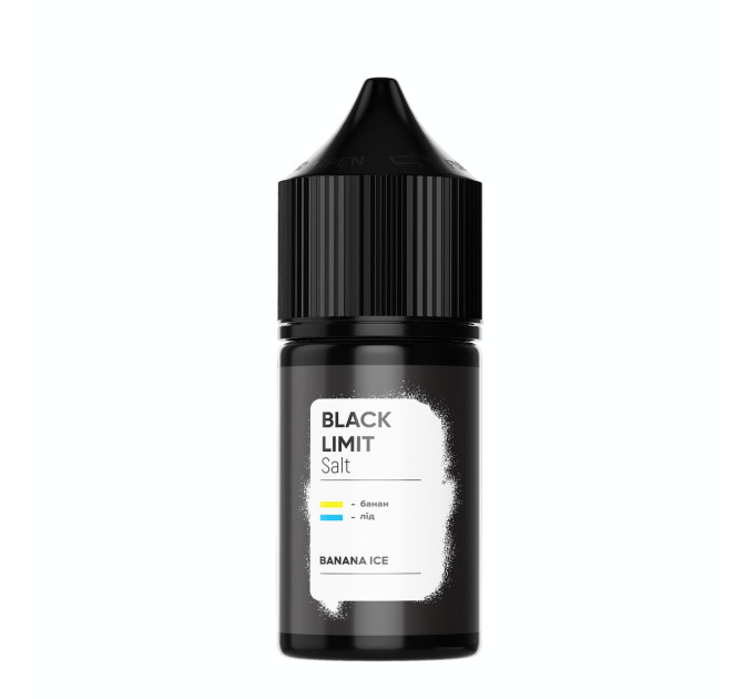 Набор компонентов для самозамеса солевой Black Limit 30 мл (Banana Ice, банан лёд 0-65 мг) (18271)