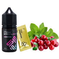 Набор компонентов для самозамеса солевой CHASER Special Berry 30 мл (CRANBERRY MINT Клюква Мята, 0-50 мг)