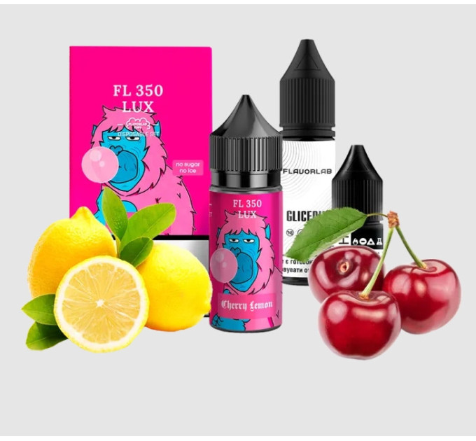 Набор компонентов для самозамеса солевой Flavorlab FL350 LUX 30 мл (Cherry Lemon, Вишня Лимон 0-65 мг) (19766)