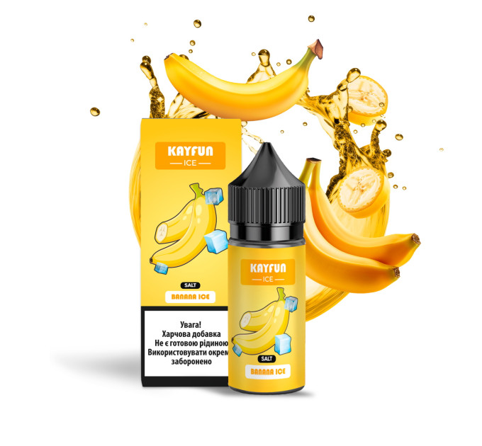 Набор компонентов для самозамеса солевой Flavorlab Kayfun Ice 30 мл (Banana Ice, Банан айс 0-65 мг) (19775)
