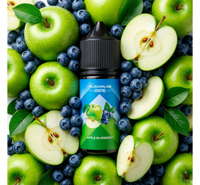 Набор компонентов для самозамеса солевой Flavorlab Ripe 30 мл (Apple Blueberry, Яблоко с черникой 0-50 мг) (19482)