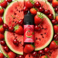 Набор компонентов для самозамеса солевой Flavorlab Ripe 30 мл (Watermelon Strawberry Cherry Арбуз с клубникой и вишней, 0-50 мг)