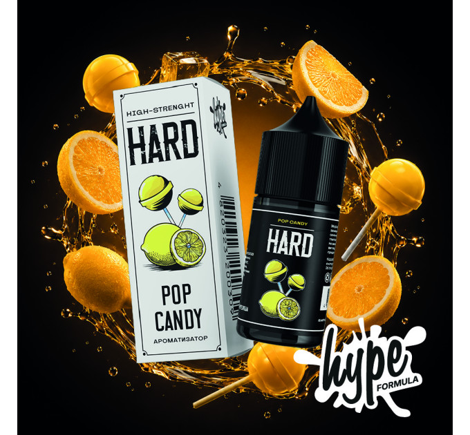 Набор компонентов для самозамеса солевой Hype HARD 30 мл (Pop Candy, Конфета лимонная 0-70 мг) (20059)