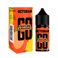 Набор компонентов для самозамеса солевой Octobar GO 30 мл (Персик Ананас, 0-50 мг)